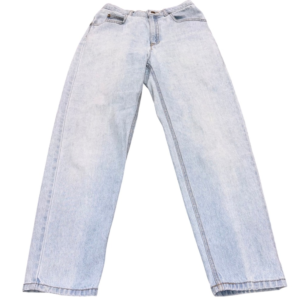 Vintage 90s Mom Jean Liz Claiborne Lizwear Petite Jeans Womens 8 Light Wash